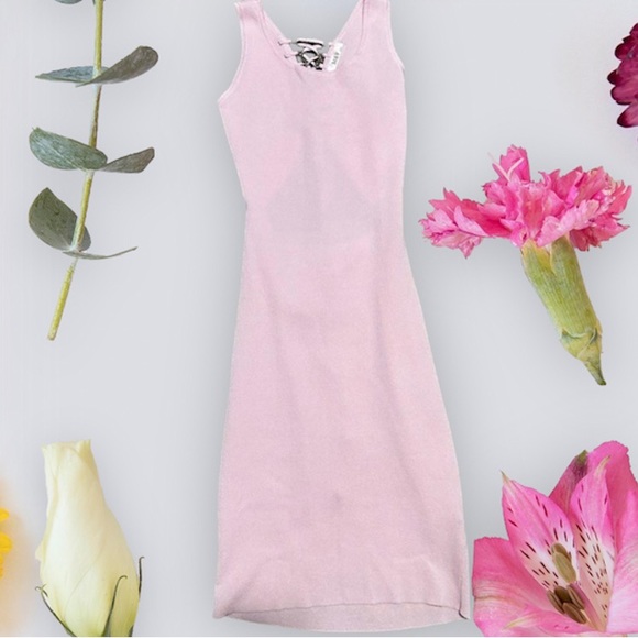 Pink Sleeveless Dress - small size - Picture 6 of 11